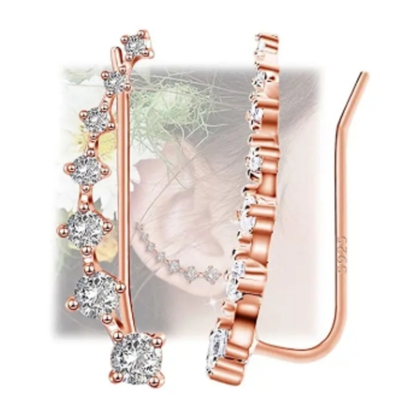 S925 Sterling Silver Trail Studs - Picture 2 of 3